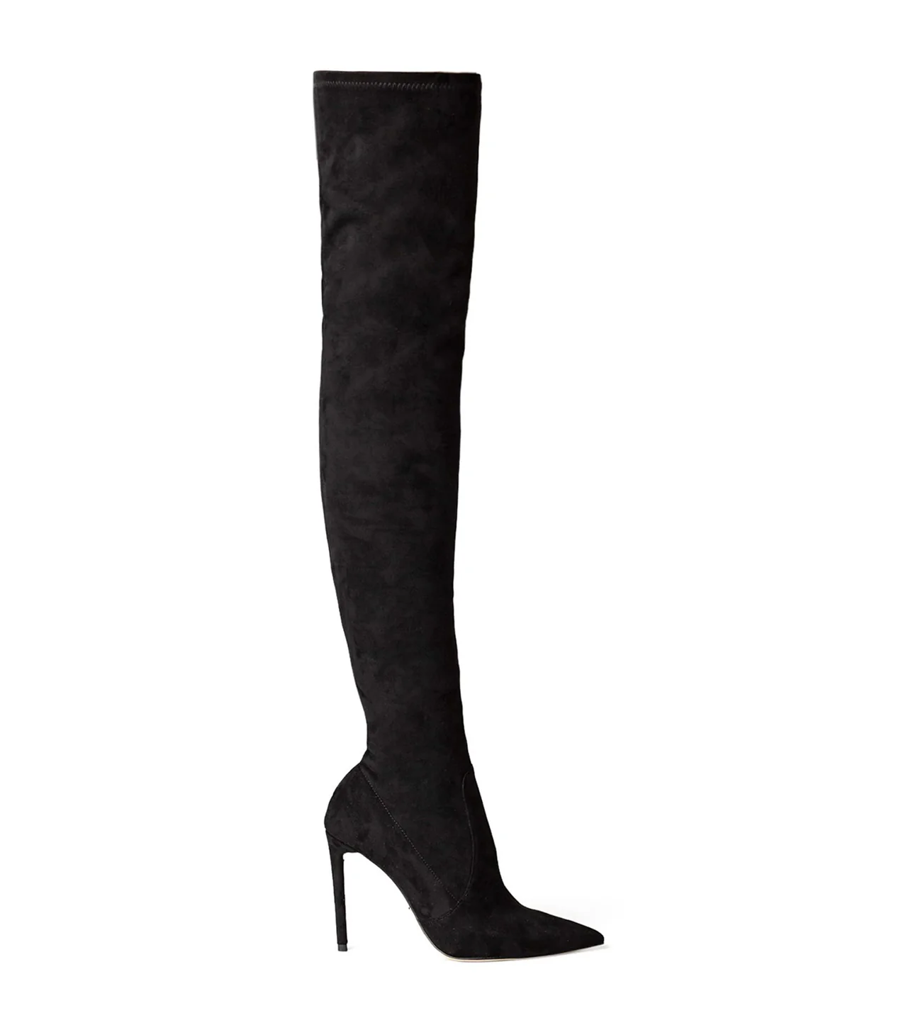 Avah Black Stretch Suede - Image 3