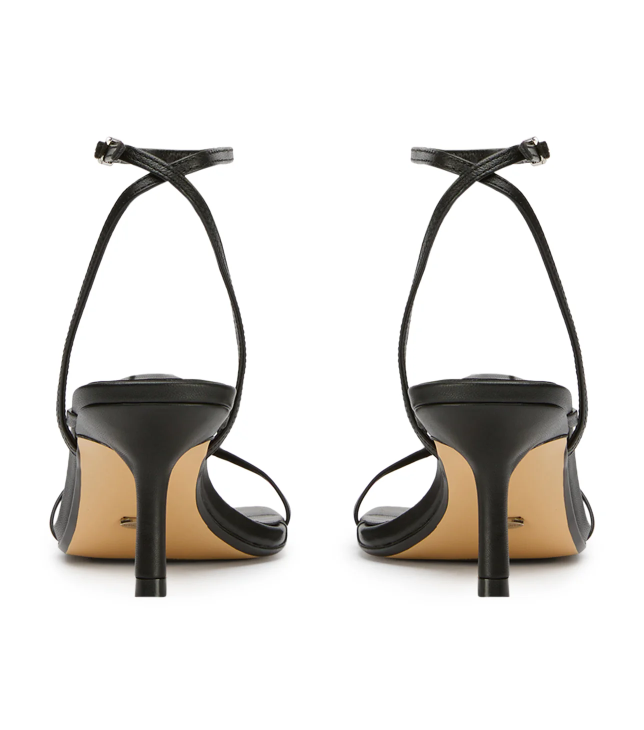 Avi Black Nappa Heels - Image 8