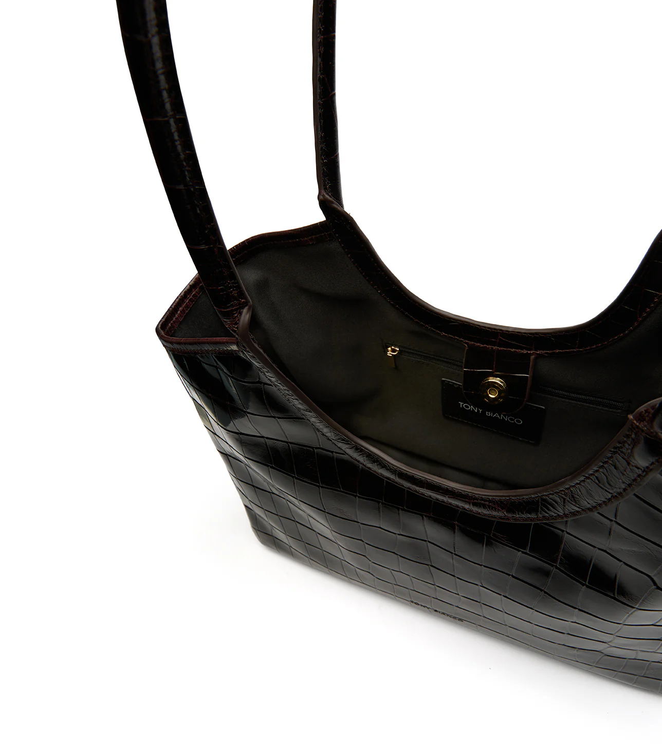 Kiki Burgundy Croc Shine - Image 8