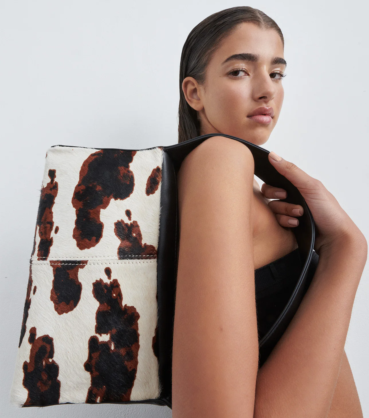 Zoey Multi Pony/Black Nappa - Image 6