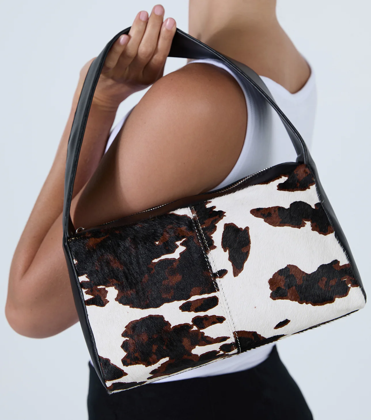 Zoey Multi Pony/Black Nappa - Image 8