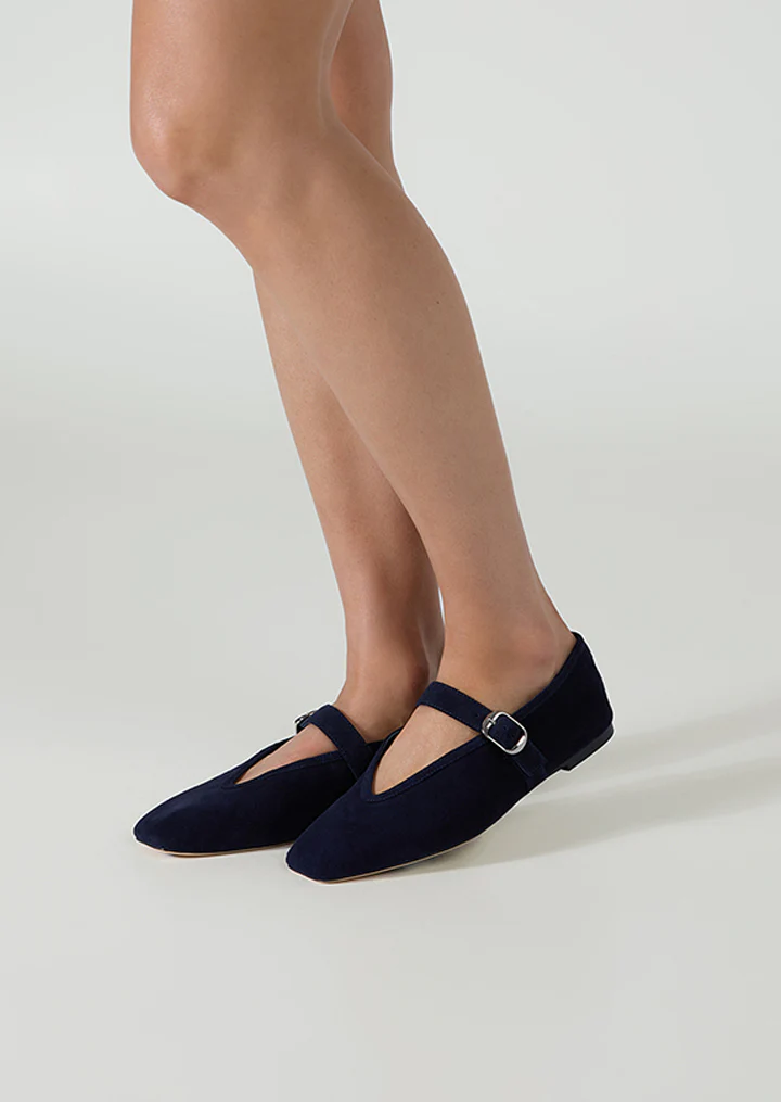 Bobbi Navy Suede - Image 2