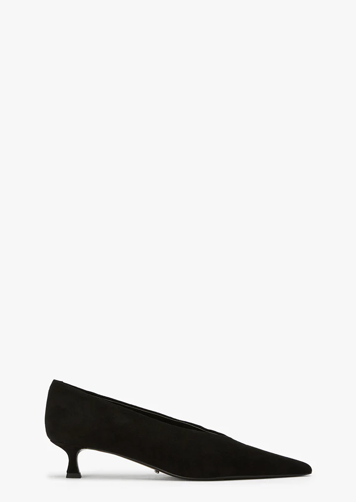 Cherry Black Suede