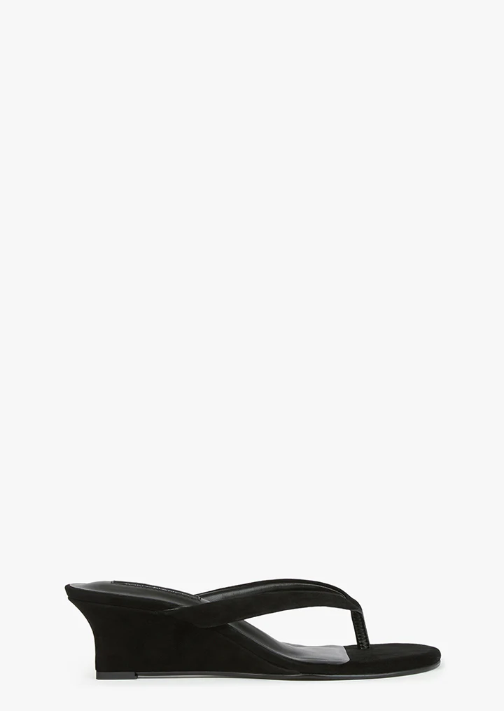 Edgy Black Suede