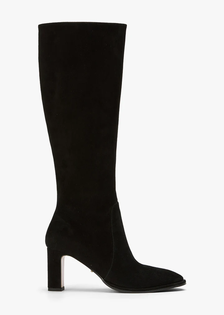 Glam Black Suede