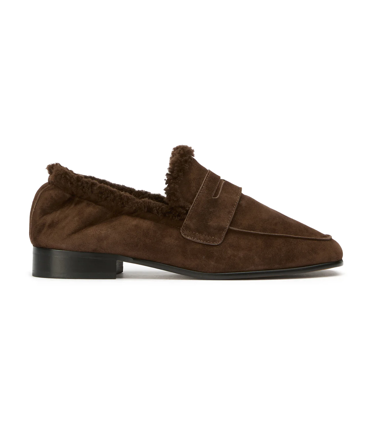 Gloria Espresso Suede/Shearling - Image 4