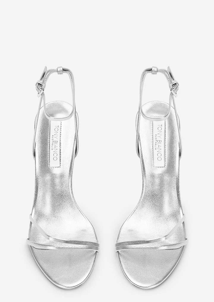 Mariah Silver Nappa Metallic - Image 3