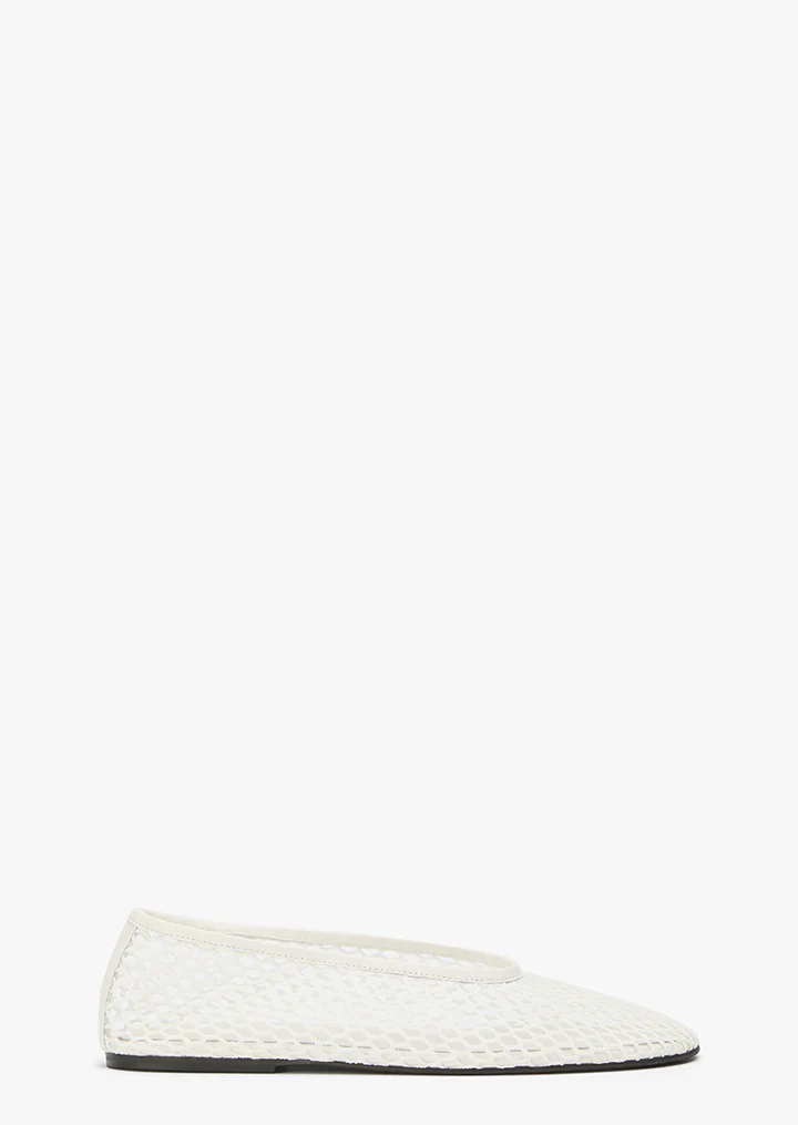 Mazey White Mesh