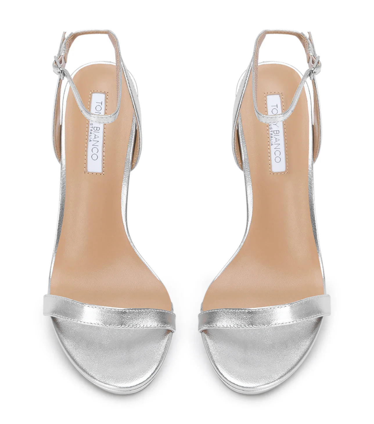 Skye Silver Nappa Metallic - Image 4