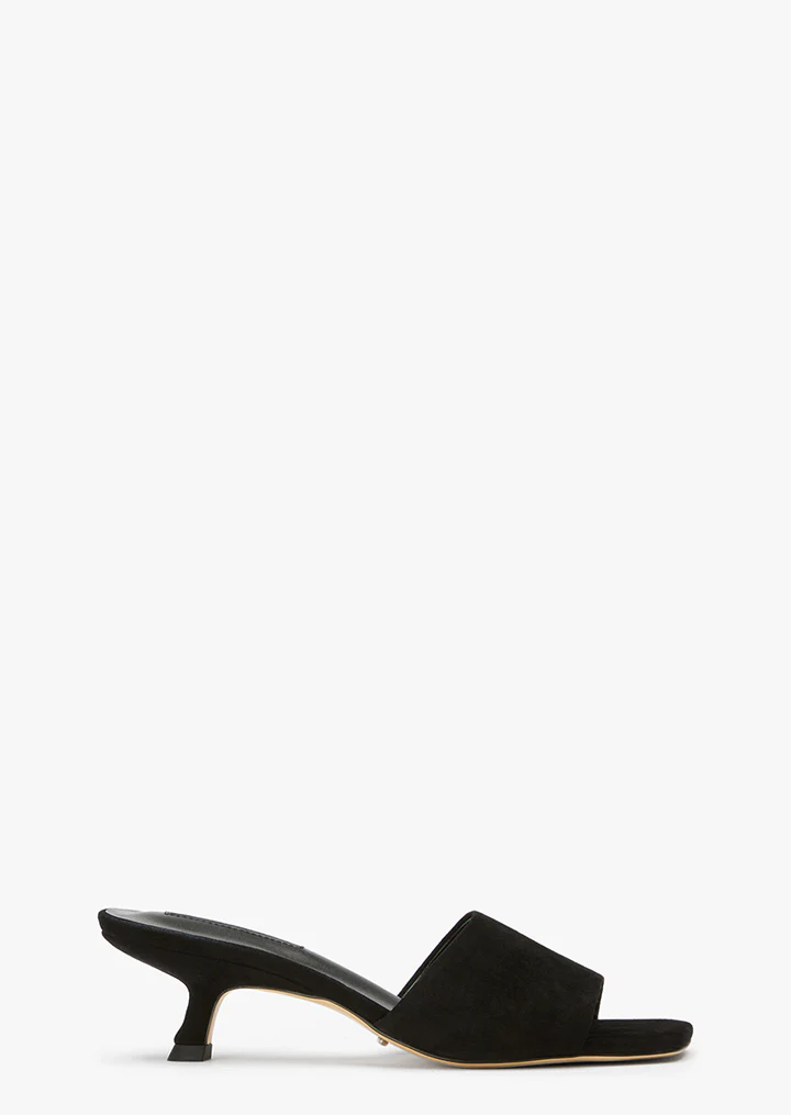 Tate Black Suede